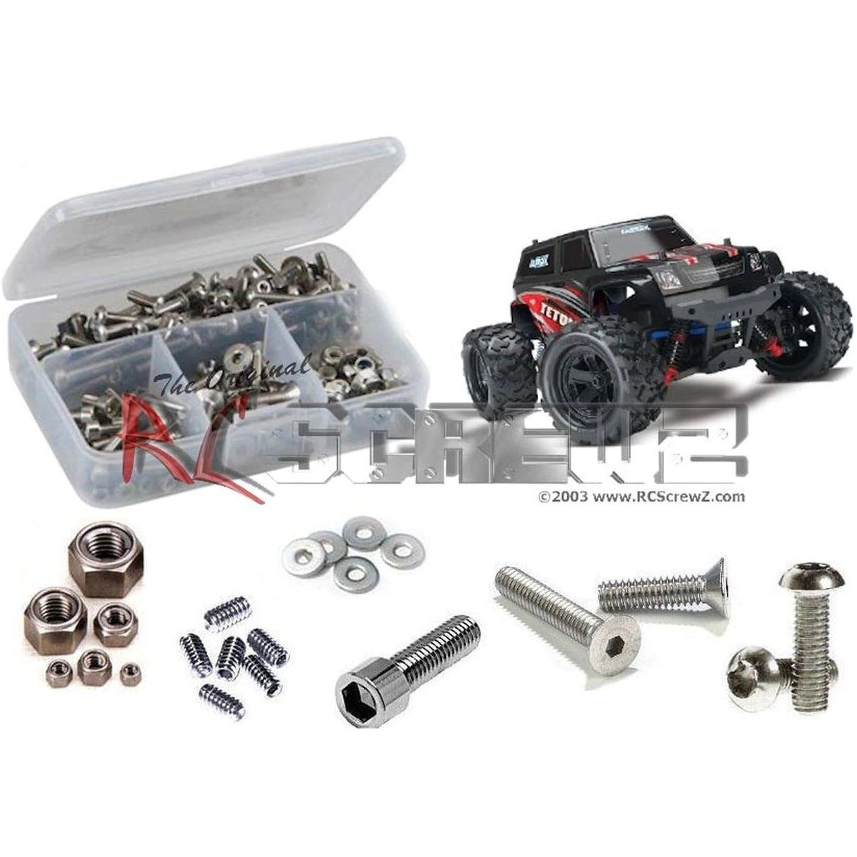RC Screwz Traxxas Latrax Teton 1/18th stainless steel screw Kit