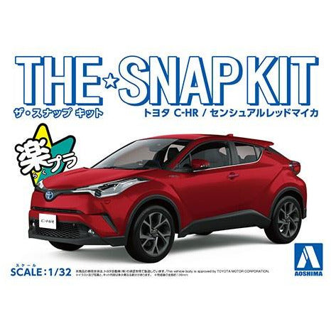 The Snap Kit Toyota CH-R (Sensual Red Mica) 1/32 #56370 by Aoshima