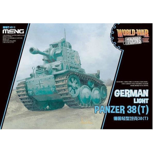 German Light Panzer 38(T) Tank WWT-011 World War Toons by Meng