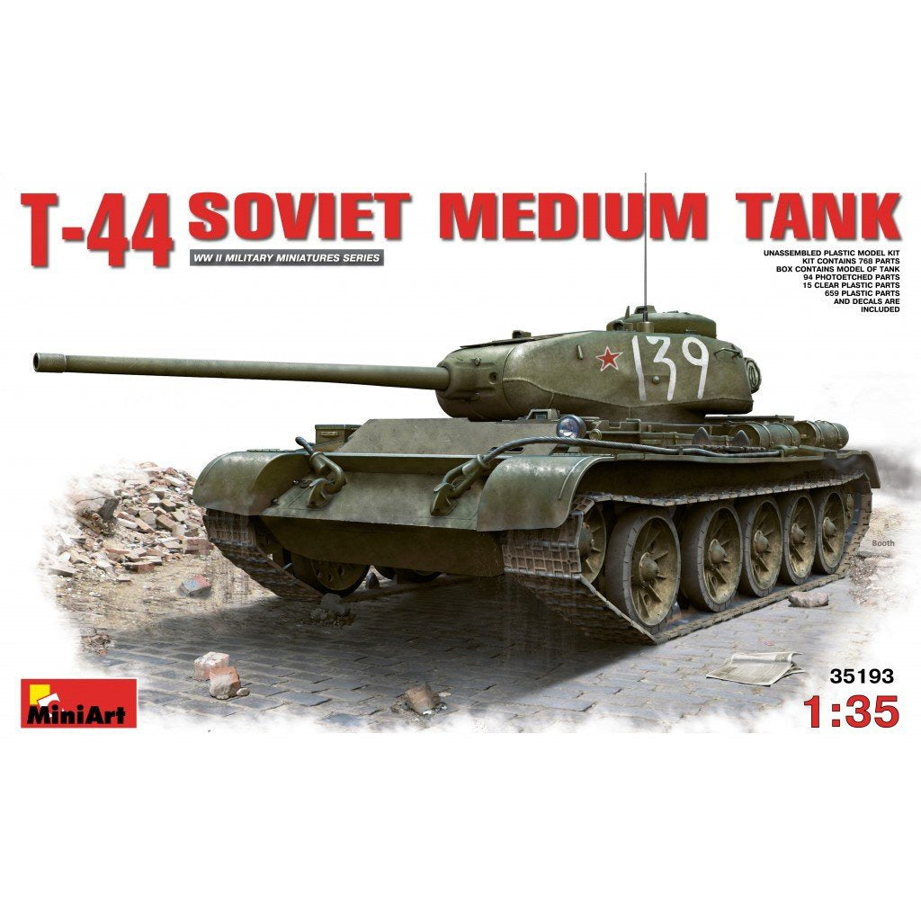 T-44 Soviet Medium Tank 1/35 by Miniart