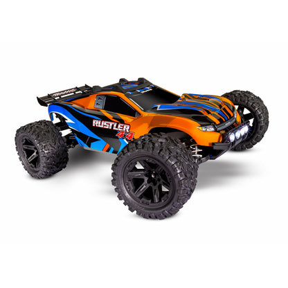 Traxxas Rustler 4X4 1/10 4WD Stadium Truck RTR w/ LED Lights