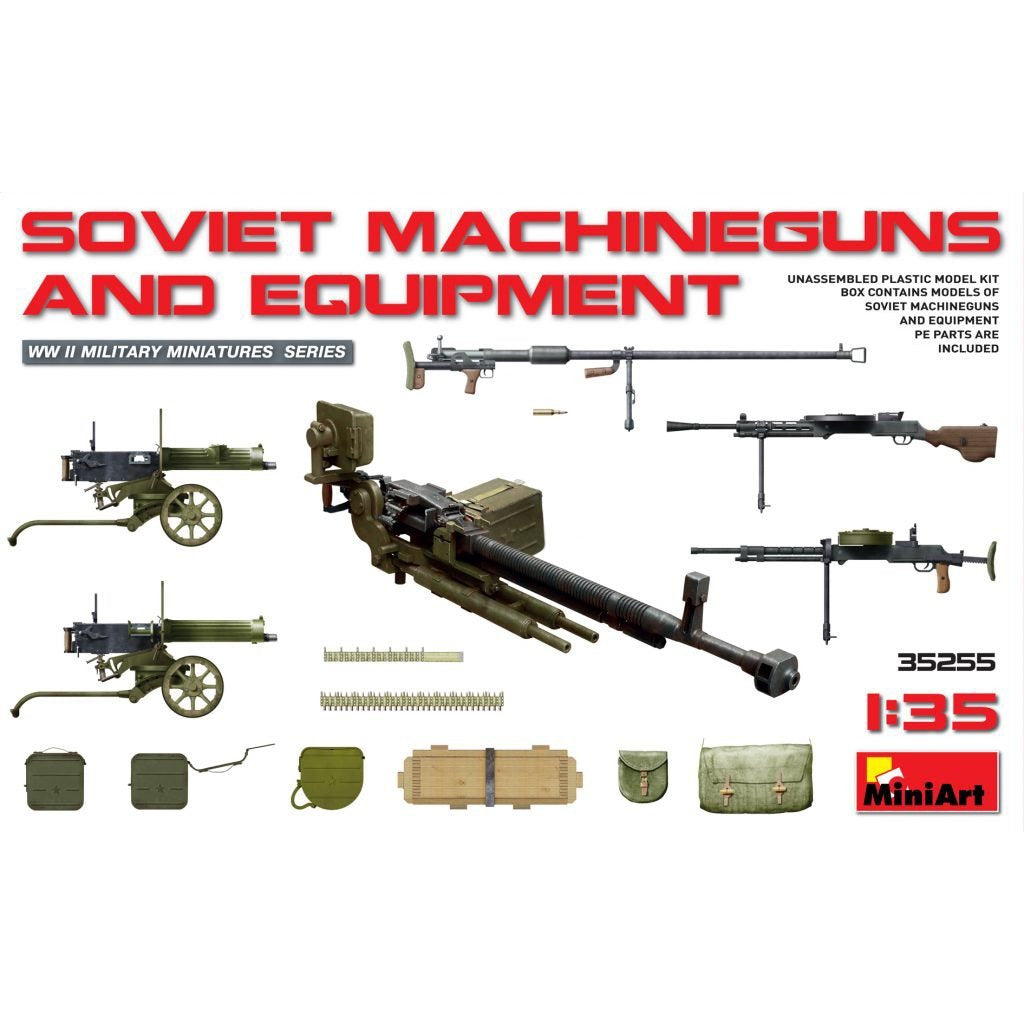 Soviet Machine Guns and Equipment #35255 Detail Kit by MiniArt