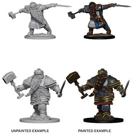 D&D Unpainted Mini - Dwarf Male Fighter 72616