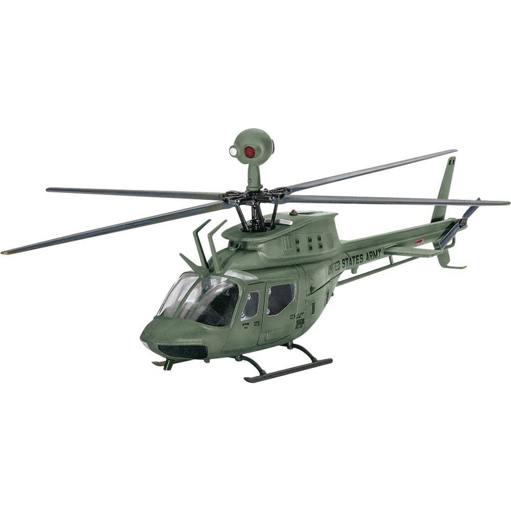 OH-58 Helicopter Kiowa Bell SL-3 1/72 by Revell