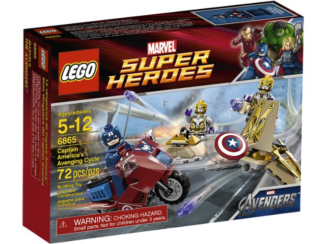 Lego Marvel Super Heroes: Captain America's Avenging Cycle 6865
