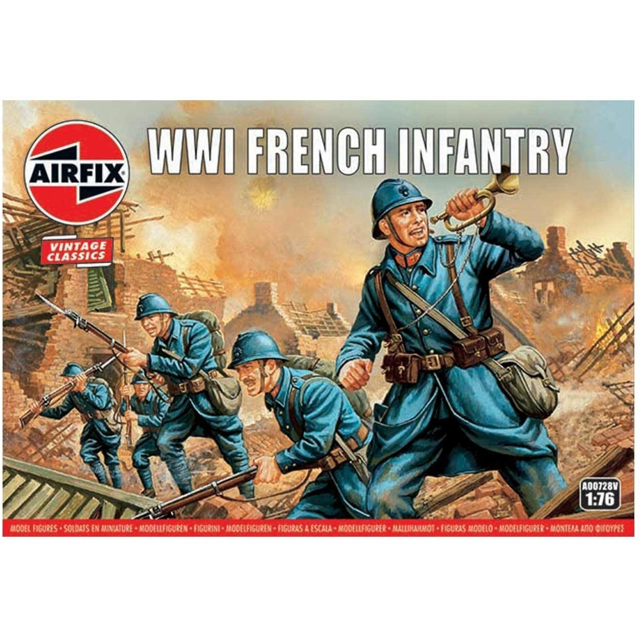 WWI French Infantry 1/76 by Airfix