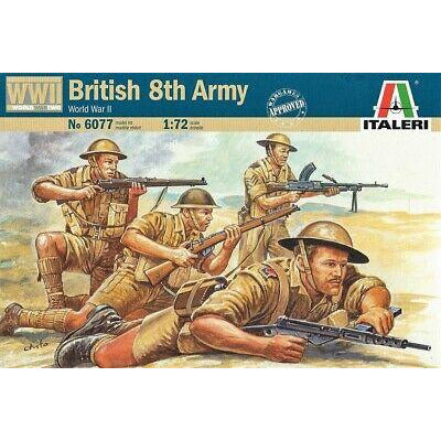 World War II British 8th Army 1/72 #6077 by Italeria