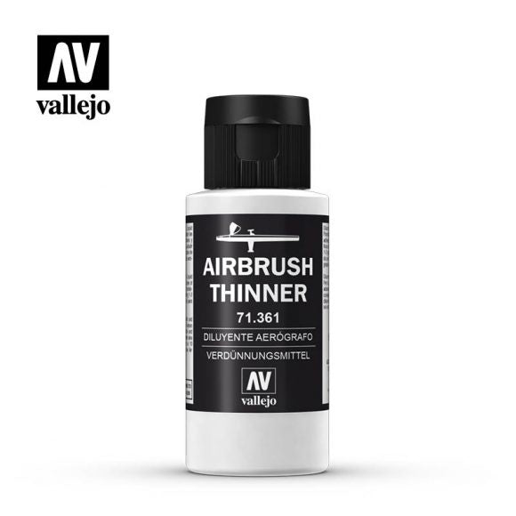 Vallejo Model Air 71.361 Airbrush Thinner For Model Air and Game Air 60mL