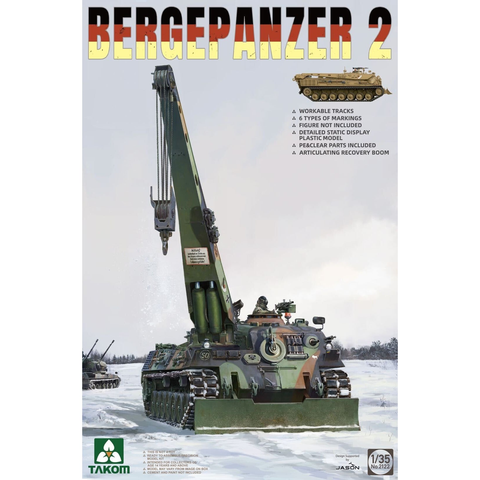 Bergepanzer 2 1/35 by Takom