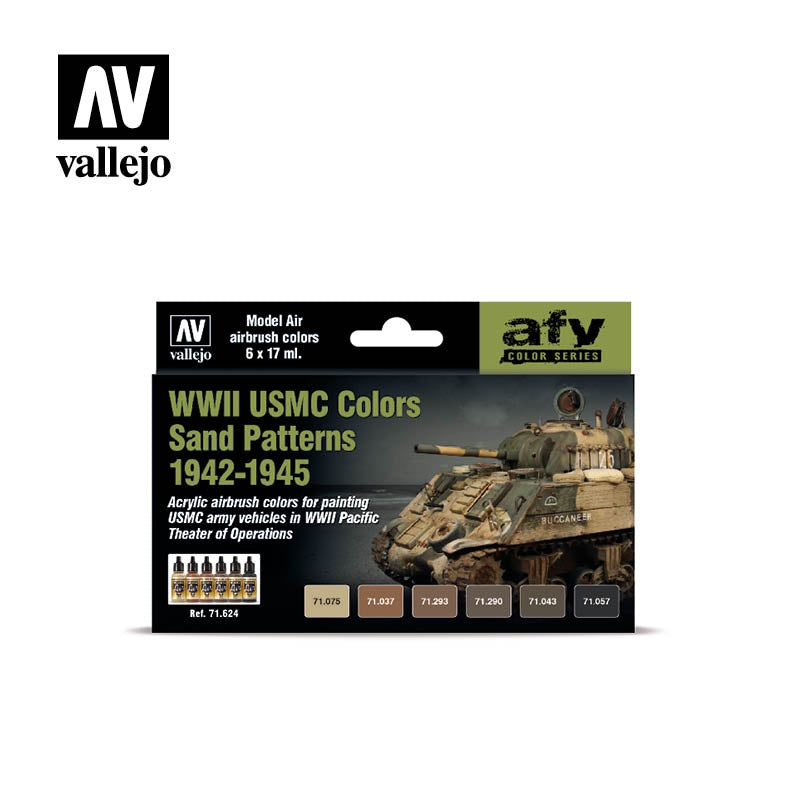 VAL71624 WWII USMC Sand Patterns 1942-1945 Paint Set