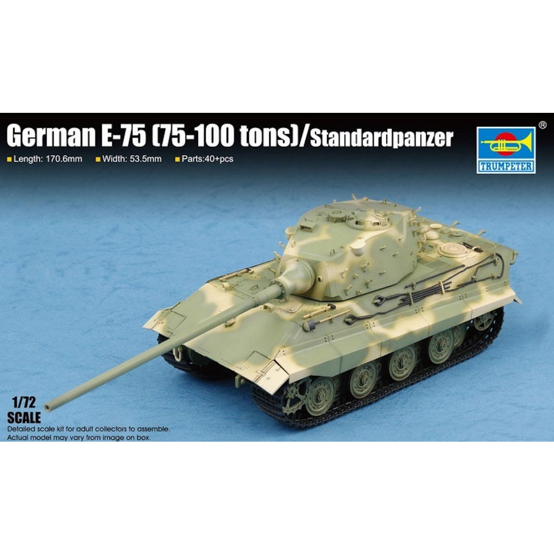 German E-75 (75-100 tons) / Standardpanzer 1/72 by Trumpeter
