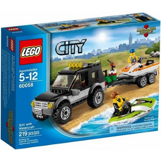 Lego City: SUV with Watercraft 60058