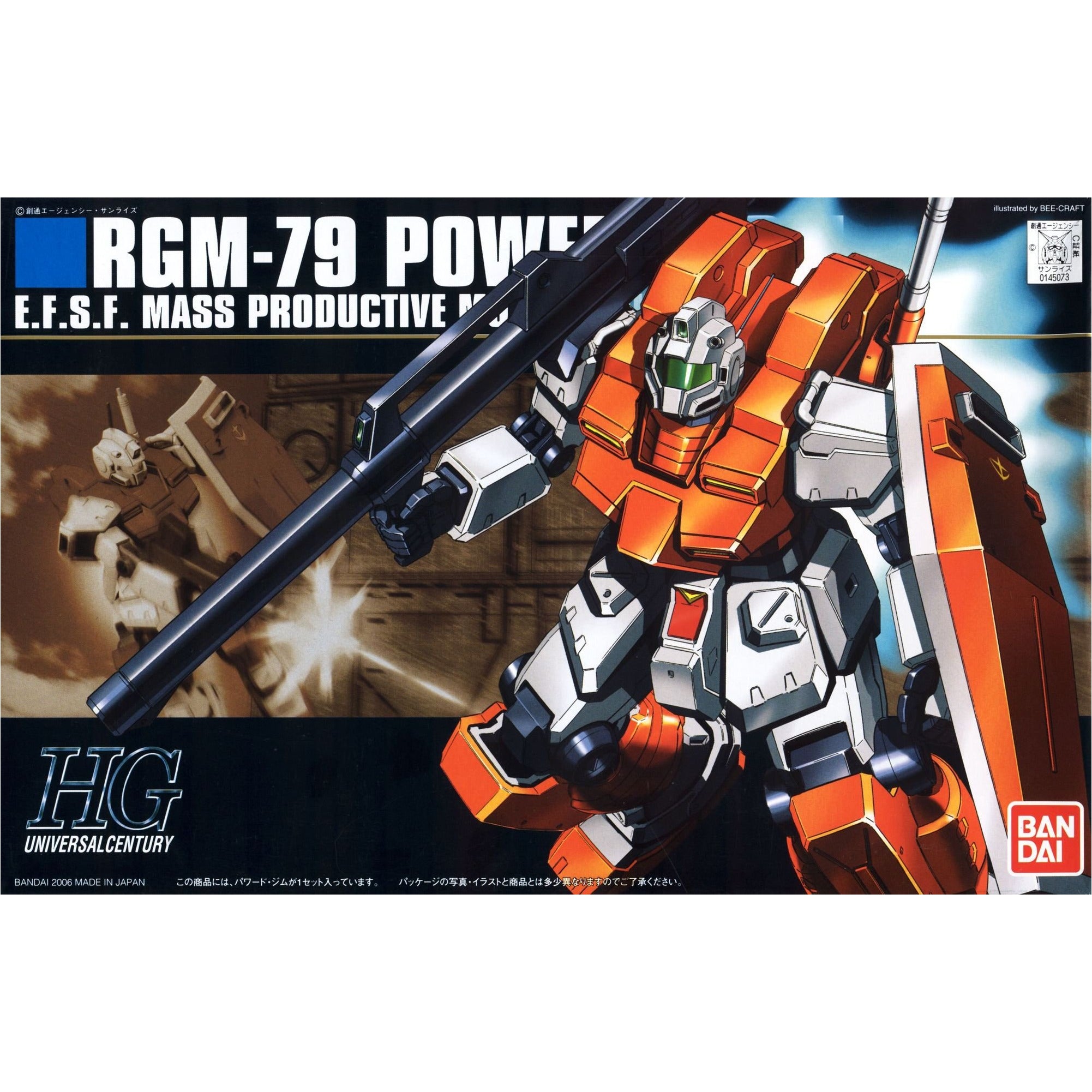 HGUC 1/144 #067 RGM-79 Powered GM #5060969 by Bandai