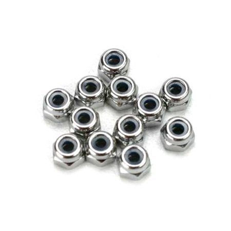 TRA5158 2.5mm Nylon Lock Nuts (12 pcs)