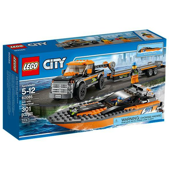 Lego City: 4x4 with Powerboat 60085