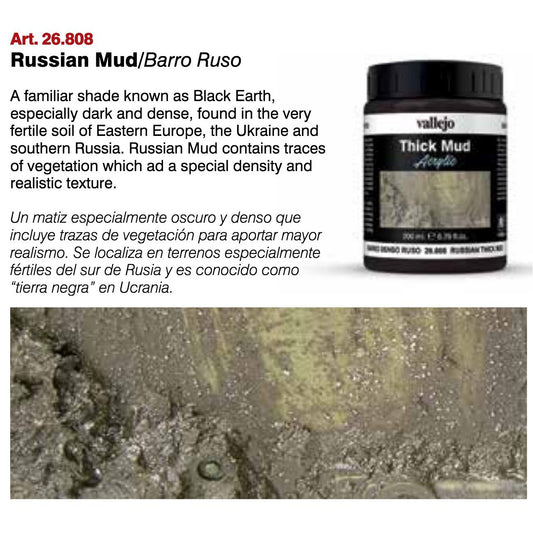 Vallejo Diorama FX VAL26808 Russian Thick Mud (200ml)