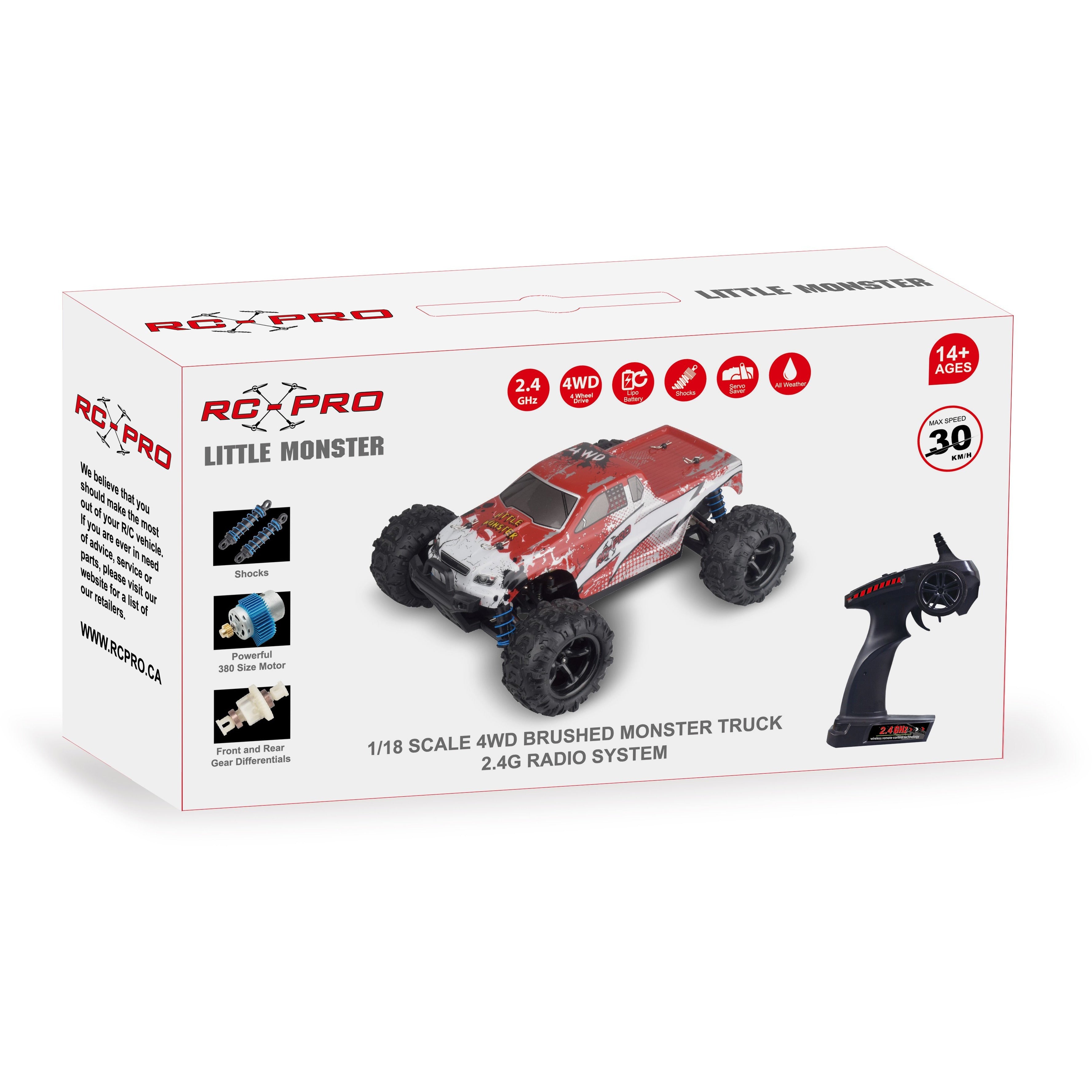 Rc pro sales little monster