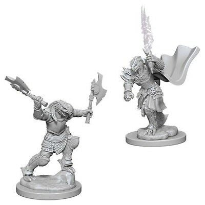 D&D Unpainted Mini - Dragonborn Female Fighter 73199
