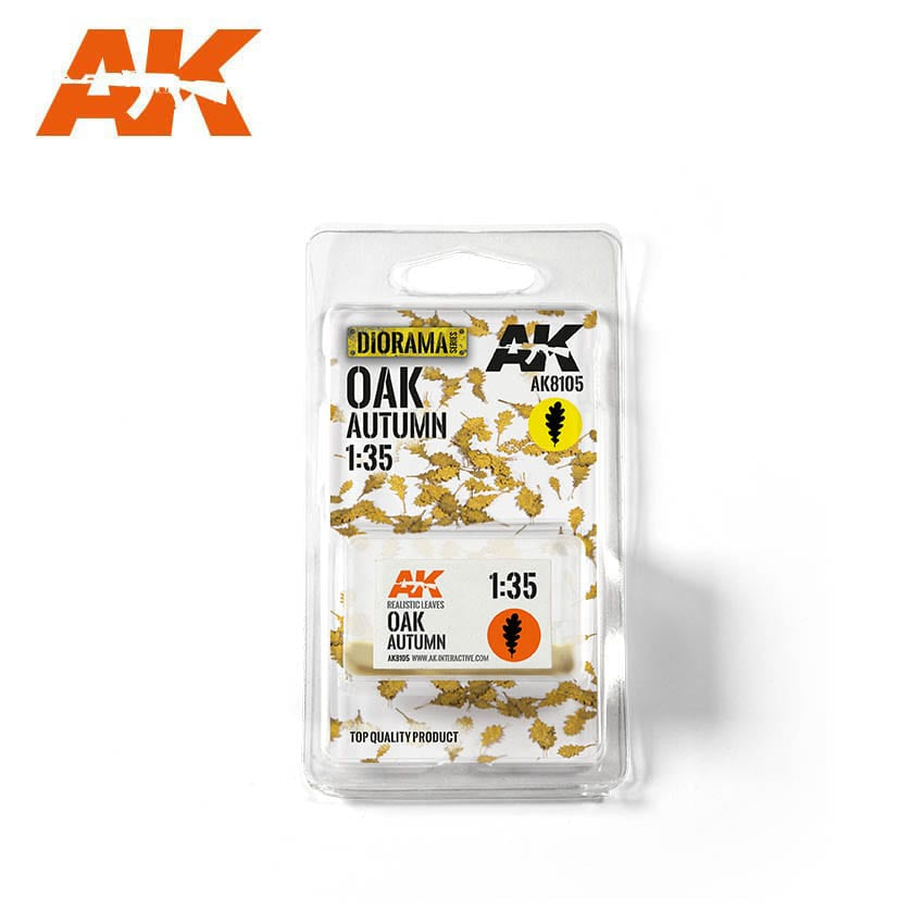 AK Interactive 1/35 Diorama Series Leaves - Oak - Autumn AK-8105