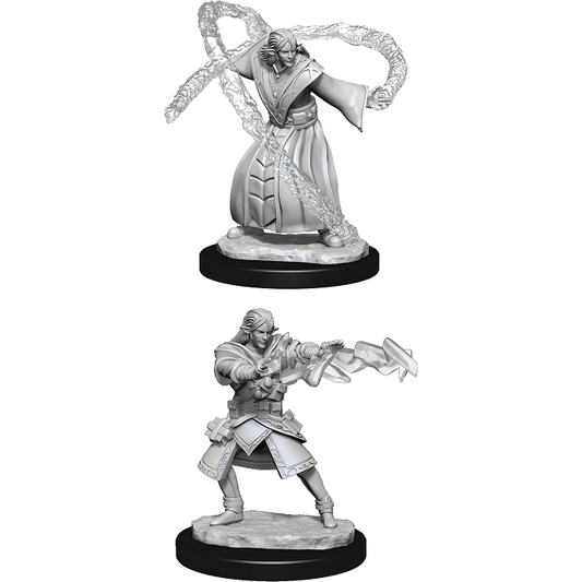 D&D Unpainted Mini - Elf Wizard 90140