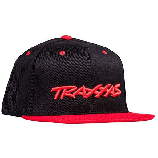 Traxxas Snap Flat Bill Hat- Red