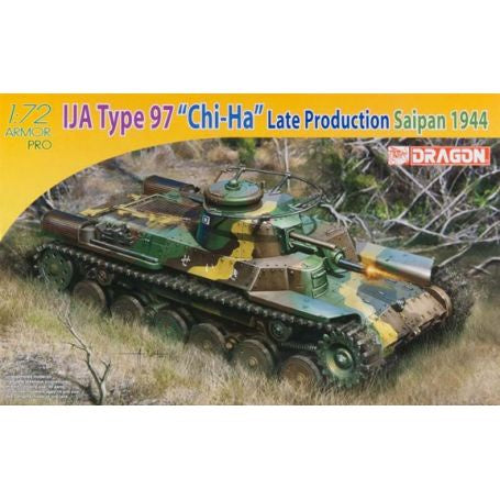 IJA Type 97 "Chi-Ha" tank Late Production Saipan 1944 1/72 by Dragon Models