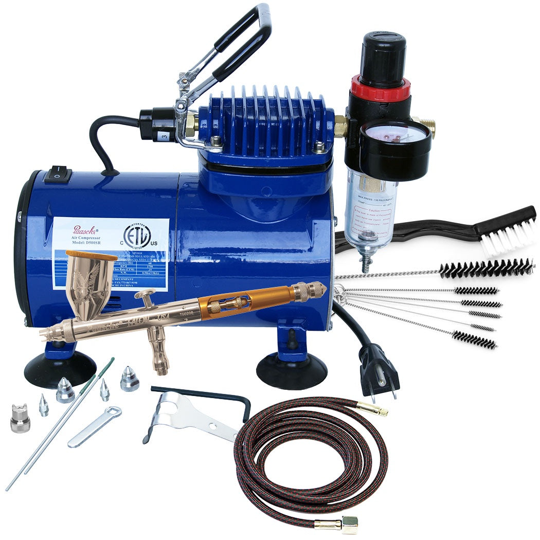 Paasche Airbrush & Compressor Package TG-100D