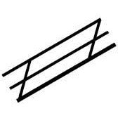 Plastruct 1/24 G Scale Styrene Stair Rail (1 pc) PLA90695