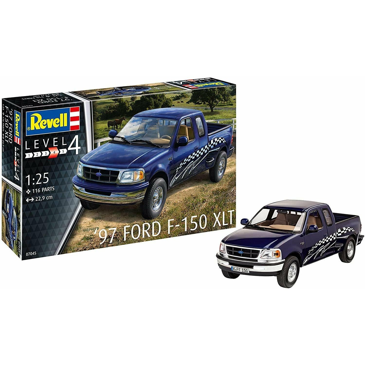1997 Ford F-150 XLT 1/25 #07045 by Revell