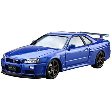 2002 Nissan Skyline BNR34 GT-R V-Spec II 1/24 Model Car Kit #05858 by Aoshima