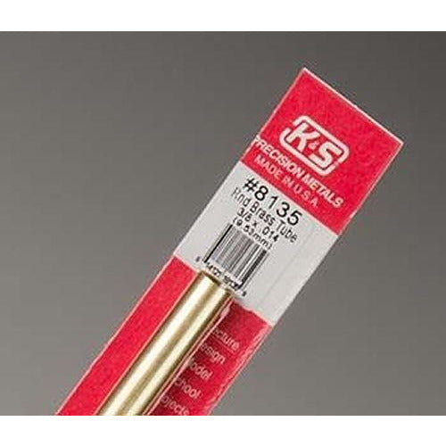 K&S Round Brass Tube - 3/8" OD KSE8135