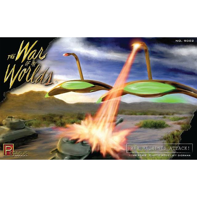 War Machines Attack! Diorama from the War of the Worlds 1/144 #9002 by Pegasus