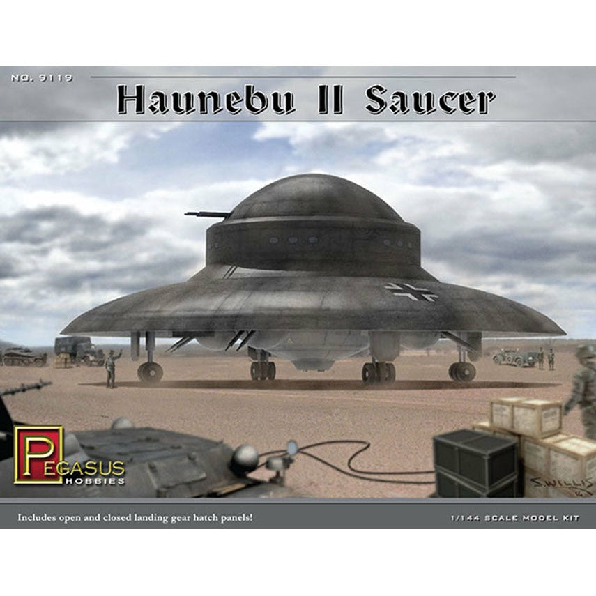 Haunebu II German WWII UFO 1/144 Science Fiction Model Kit # 9119 by Pegasus Hobbies