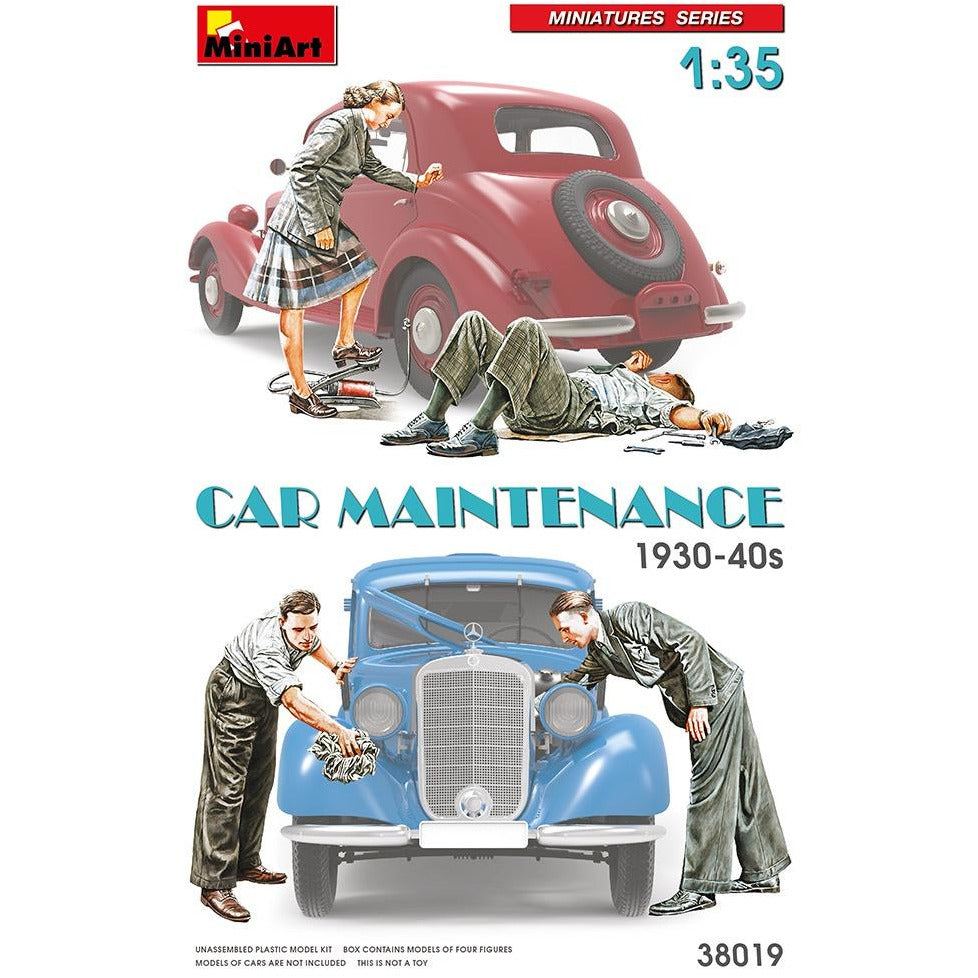 Car Maintenance 1930-1940 #38019 1/35 Detail Kit by MiniArt