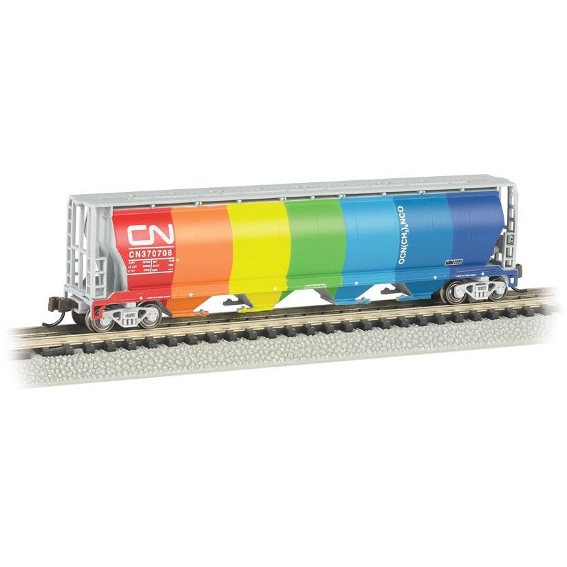 4-BAY Cylindrical Grain Hopper - CN Rainbow 370708