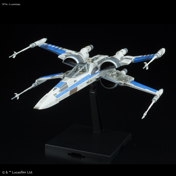 Blue Squadron X-Wing 1/72 Star Wars Model Kit #223296 by Bandai