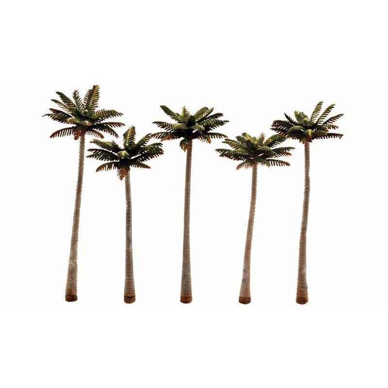 Woodland Scenics Palm Trees 4.75-5.25 Inch (5 pack) WOO3598