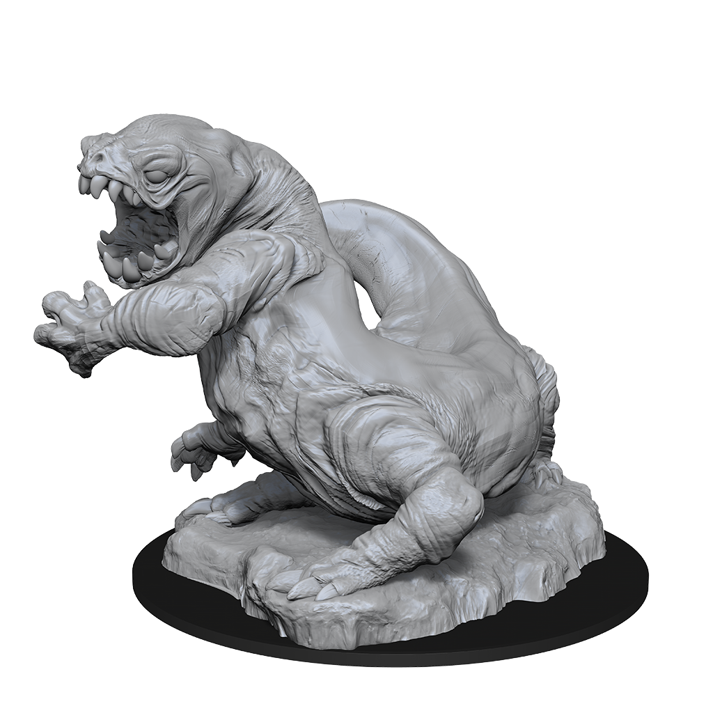 D&D Unpainted Mini - Frost Salamander 90254