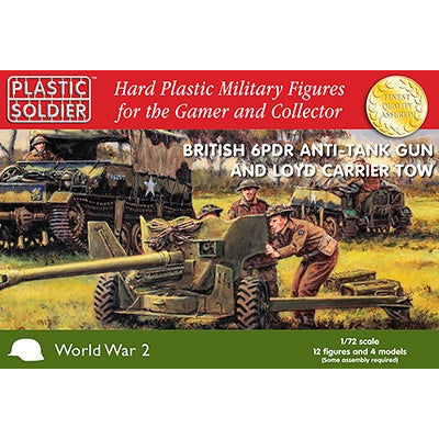 6 PDR & Lloyd Carrier 1/72 #WW2G20004 by Plastic Soldier