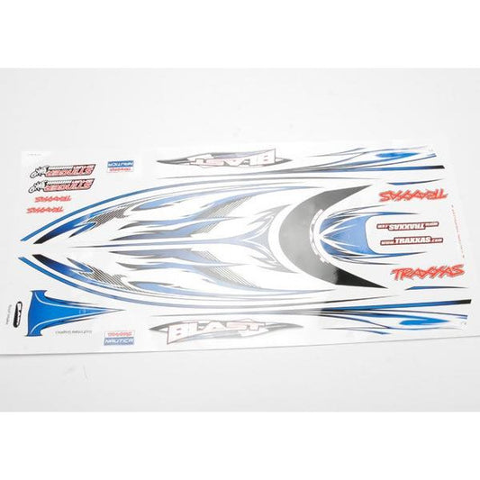 TRA3814X Blast Decal Set (Waterproof) (Blue)