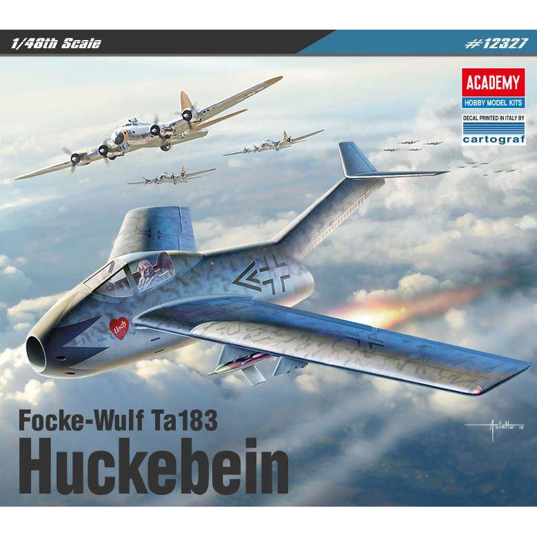 Focke-Wulf Ta183 Huckebein 1/48 #12327 by Academy