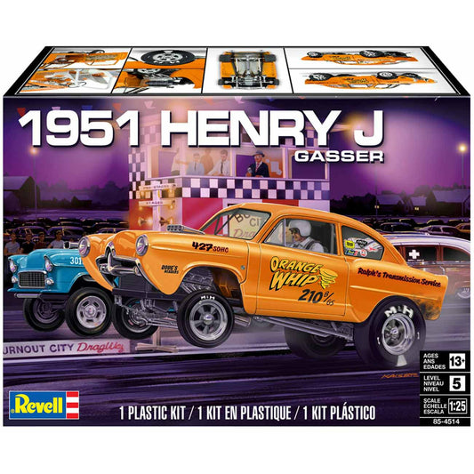 1951 Henry J Gasser 1/24 Model Car Kit #4514 by Revell