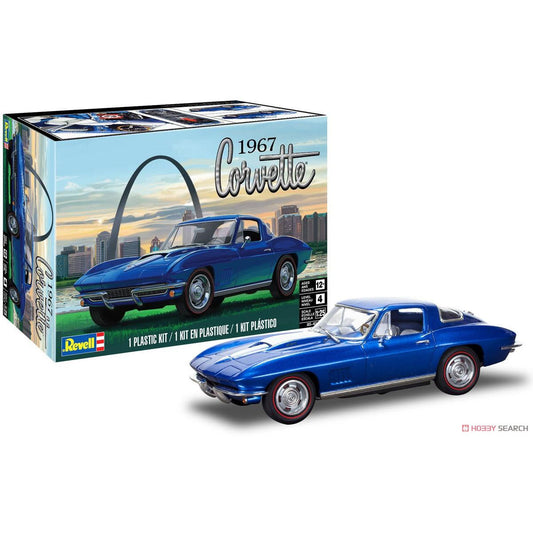 1967 Corvette Coupe 1/25 Model Car Kit #4517 by Revell
