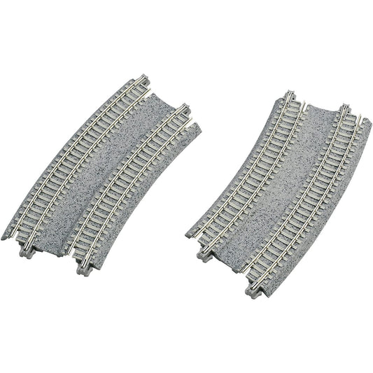 UniTrack N Curved Double Track R12 3/8"/11" Superelevated Easement 2 Pieces