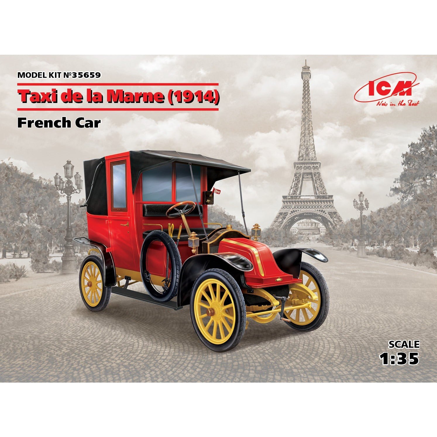 Taxi De La Marne (1914) 1/35 by ICM
