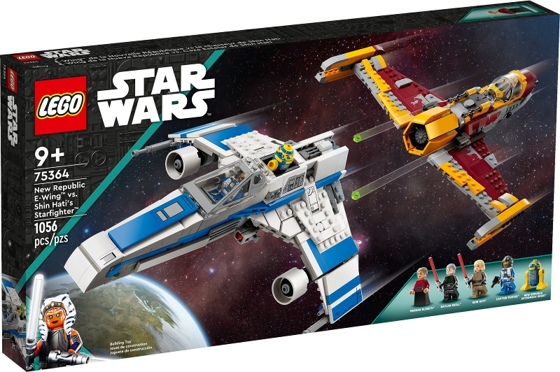 Lego Star Wars: New Republic E-Wing vs. Shin Hati's Starfighter 75364