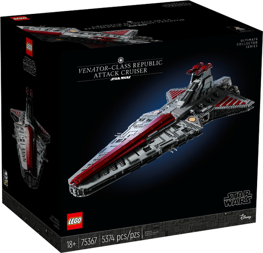 Lego Star Wars: Venator-Class Republic Attack Cruiser - UCS 75367