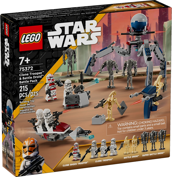 Lego Star Wars: Clone Trooper & Battle Droid Battle Pack 75372
