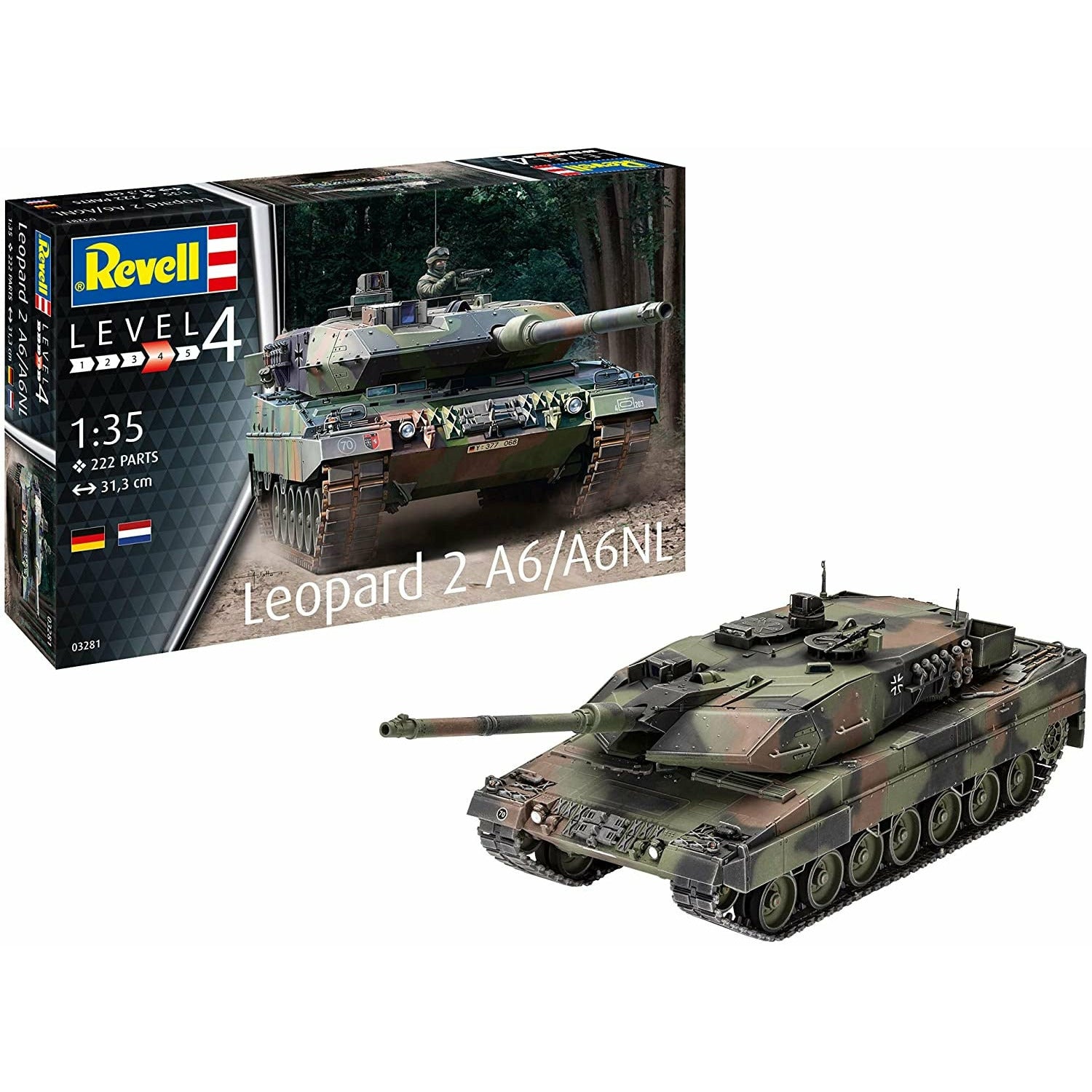 Leopard 2A6/A6NL 1/35 #03281 by Revell