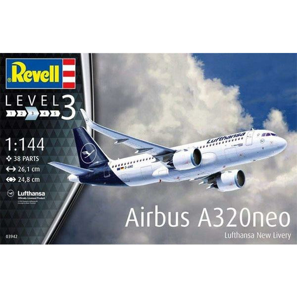 Airbus A320 neo Lufthansa New Livery 1/144 #03942 by Revell